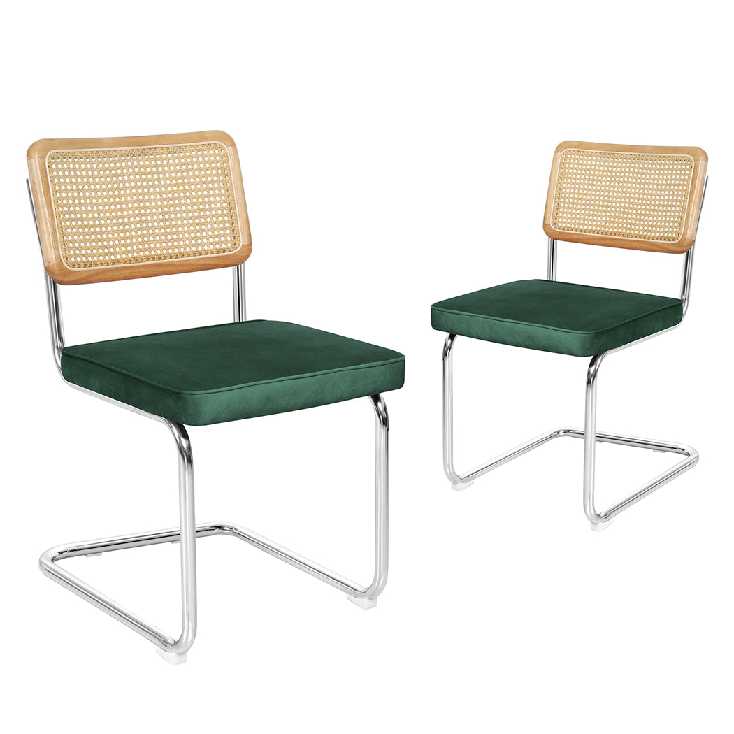 Rattan Dining Chairs Natural 47x53x83cm