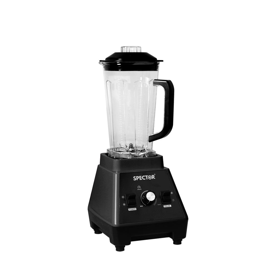 Black colour - Premium 2L Commercial Blender Mixer Black  High Back Support