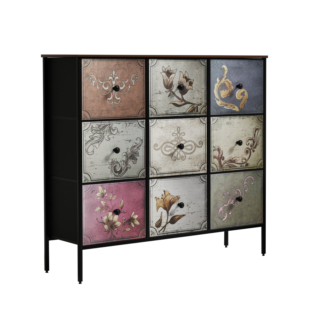 id11&12 - Minimalist 9 Chest of Drawers Storage Cabinet  Premium Quality Build