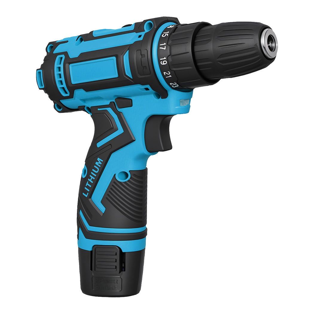 Cordless Drill Kit 12V Compact 19x6x20cm