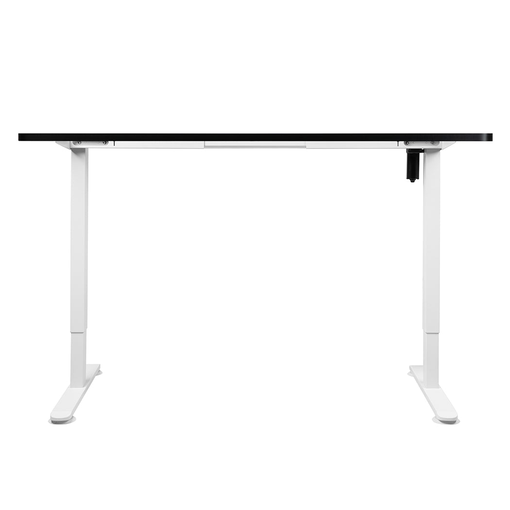Versatile Motorised Standing Desk Height 120cm Black 800x 1.5MM