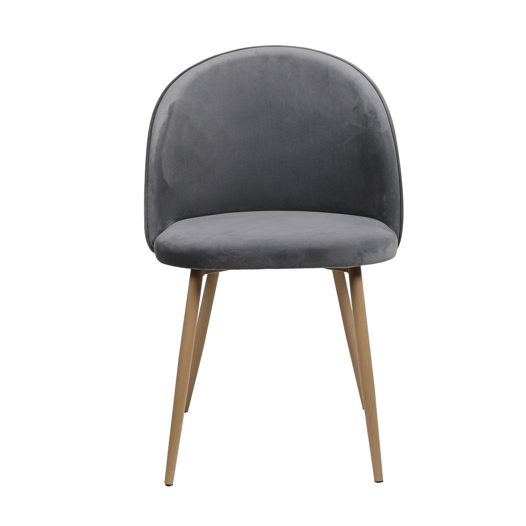 id15&16 - Cozy 4x Dining Chairs Seat French Grey  Sleek Modern Look Classic