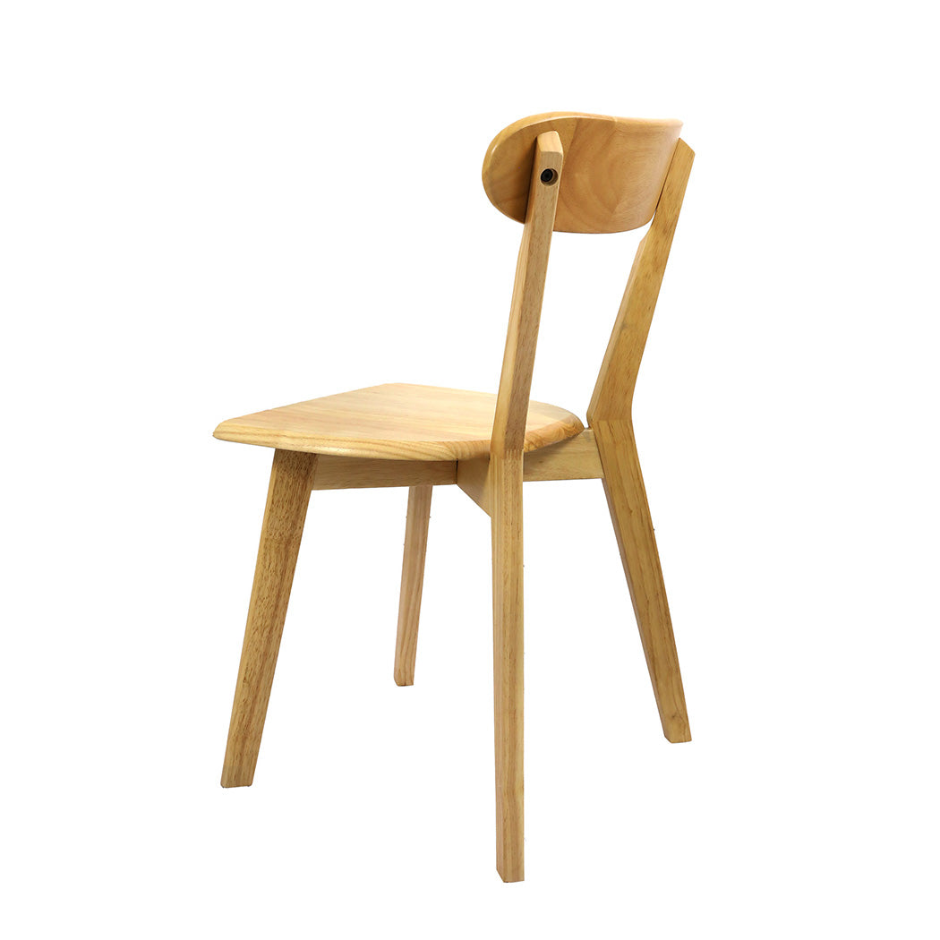 id4 - Luxury 2x Dining Chairs Wooden Kitchen Chair  Soft Cushion Classic
