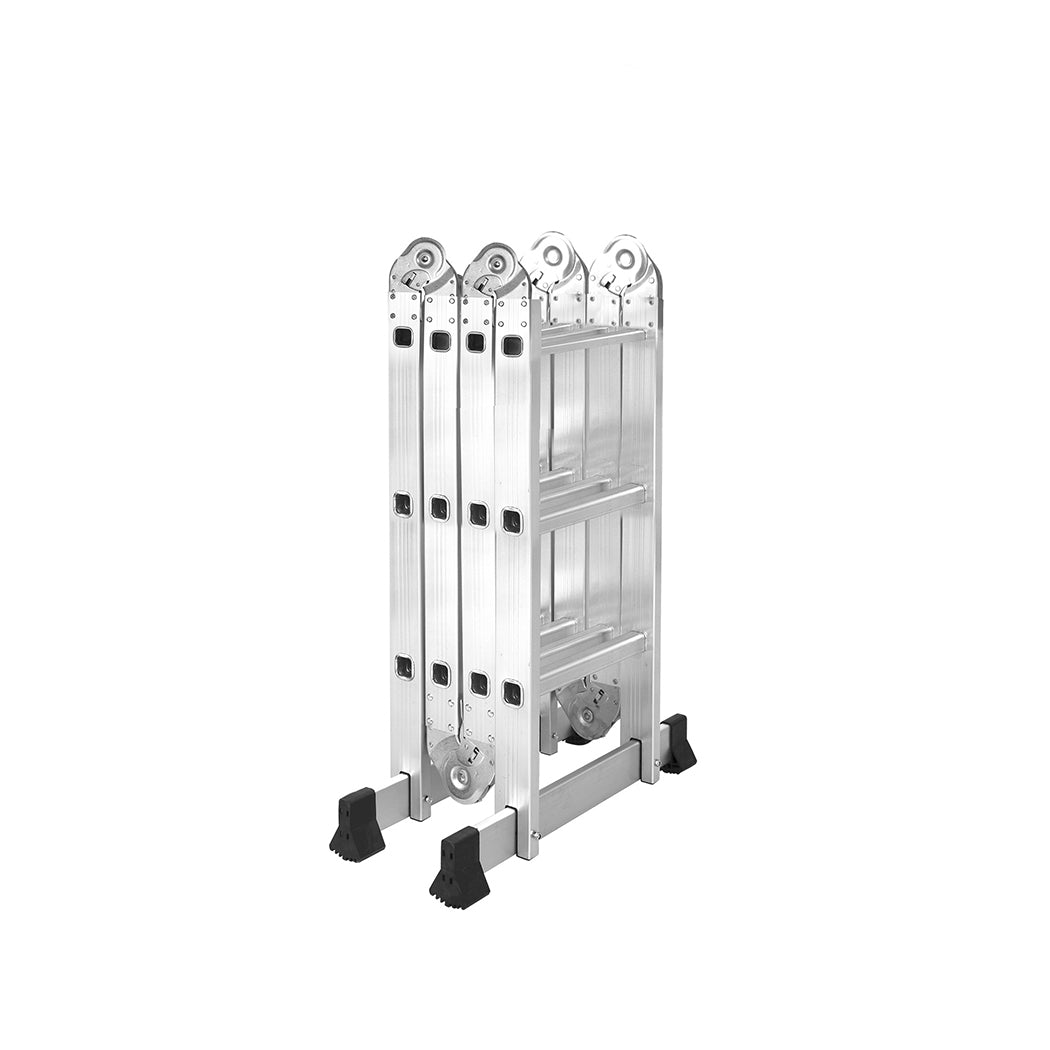 Multi Purpose Ladder 3.6M Aluminium Folding Platform Household Office Extension