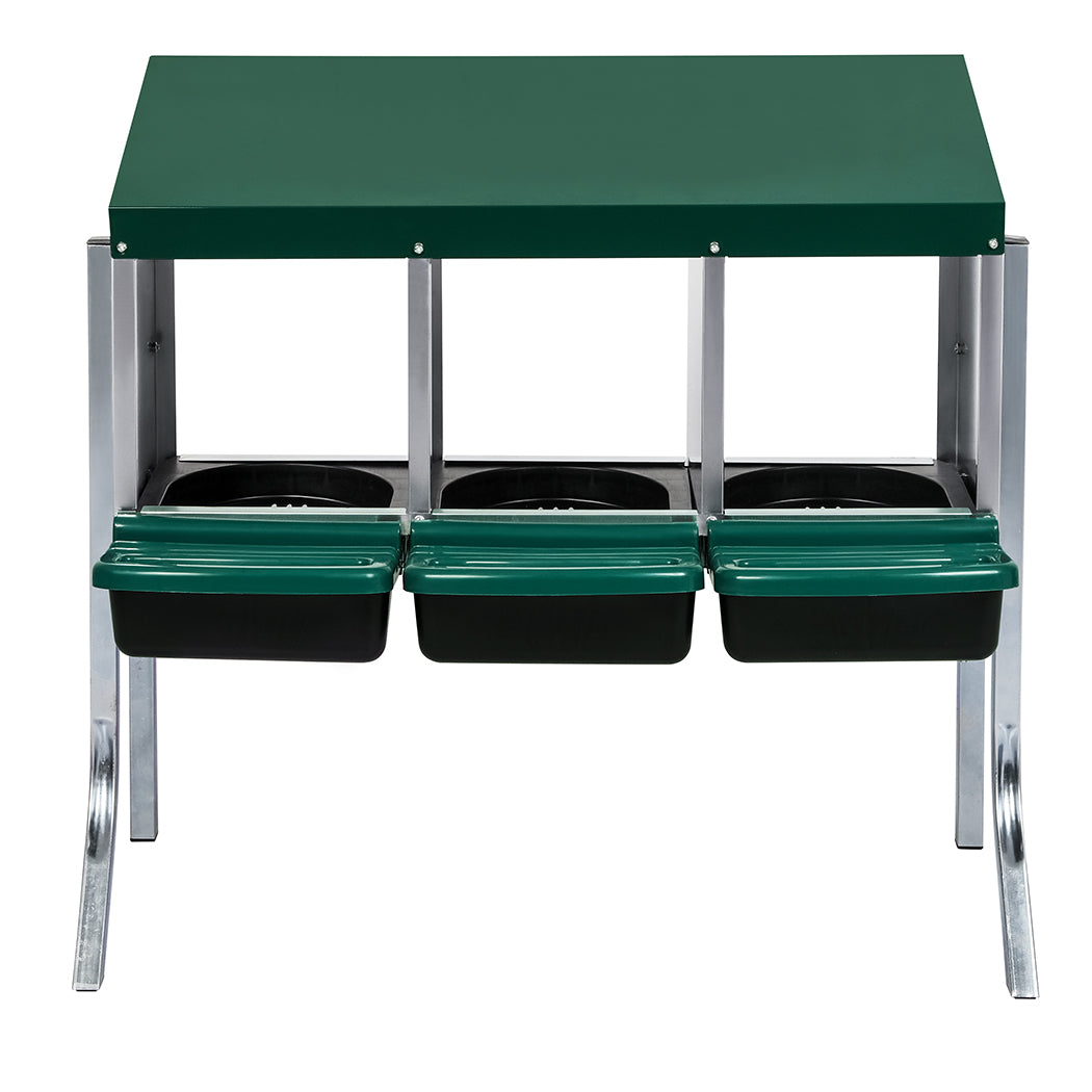 Chicken Coop Hutch Green 80x52x78.5cm