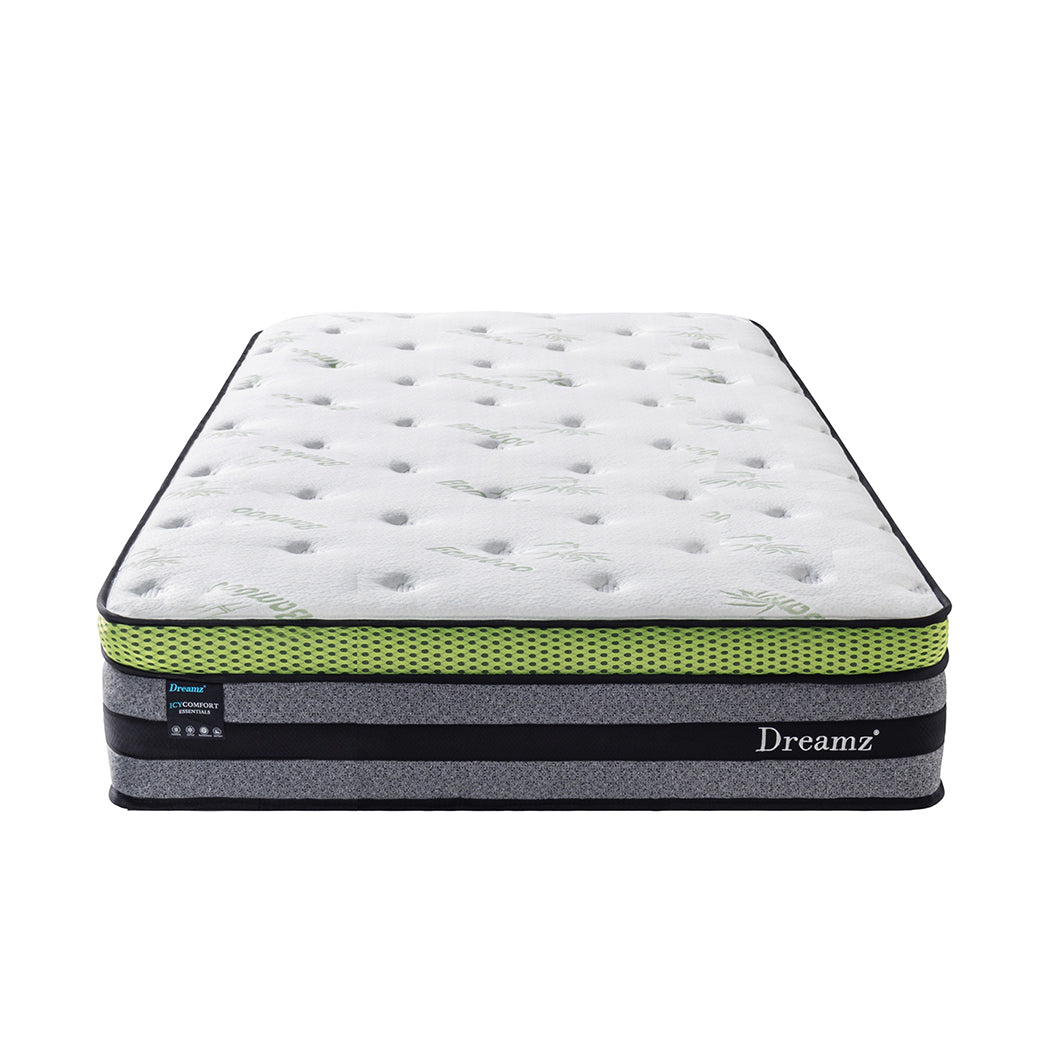 id11&12 - King single 30cm Versatile Cooling Mattress Pocket Medium-firm 6.5 Comfortable Design