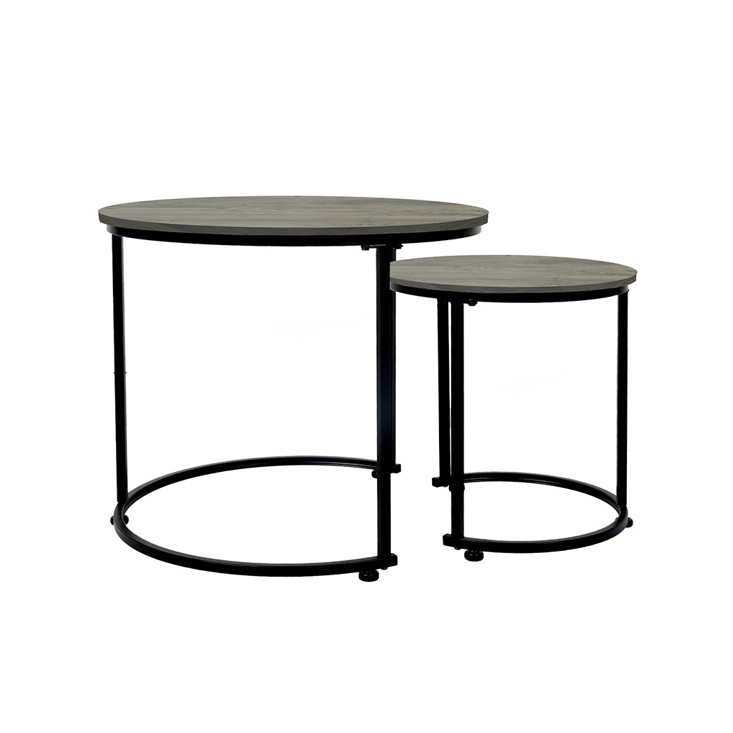 Grey coffee table 60x50.5cm, rear view