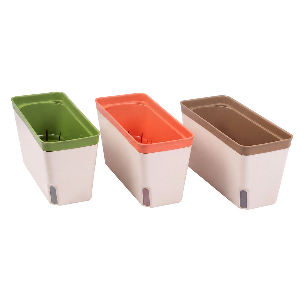 Self Watering Plant Pots 3 Pack Indoor | Simpledeals