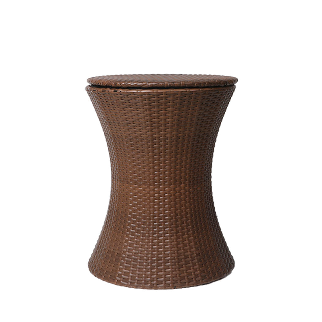 SC9 id - Cooler Ice Bucket Table Bar Outdoor Brown