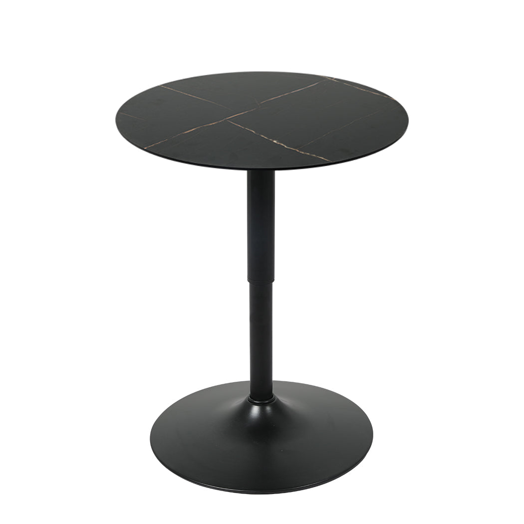 Bar Table Swivel Black