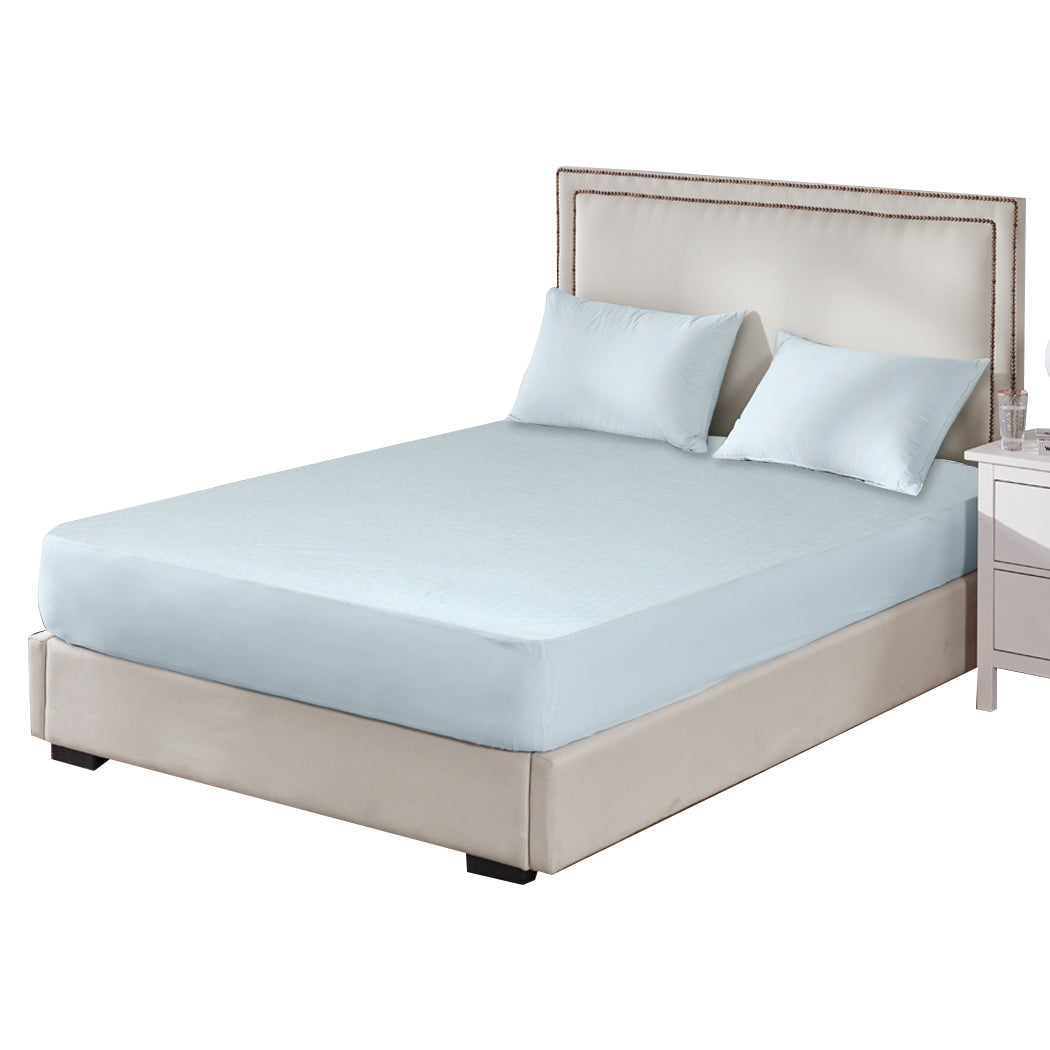 King Mattress Protector Pillowcases King Blue | King