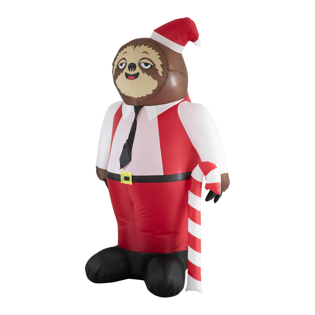 Xmas Led Lights - Christmas Inflatable Sloth 1.8M