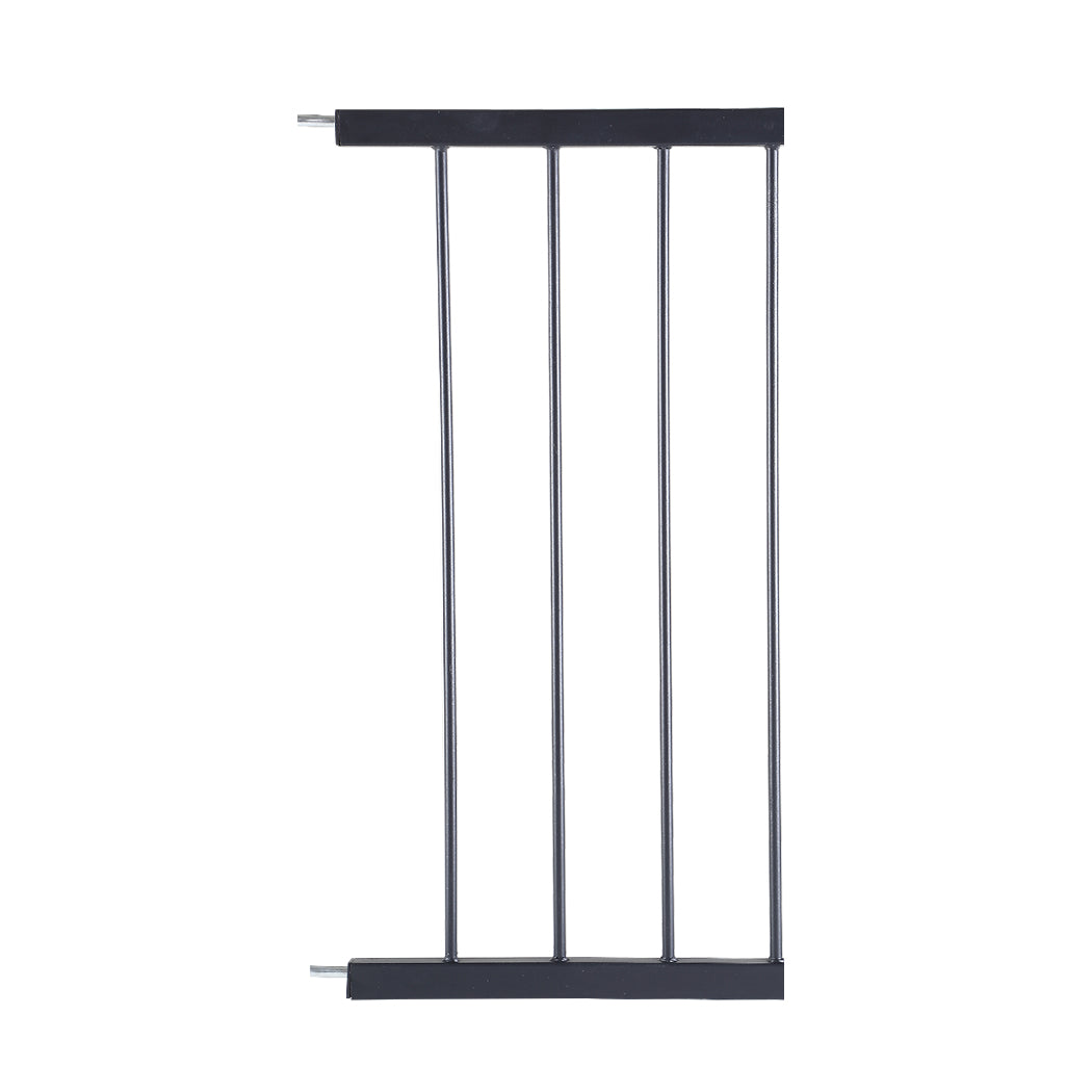 Baby Kids Pet Safety Security Gate Stair Barrier Doors Extension Panels Black and White