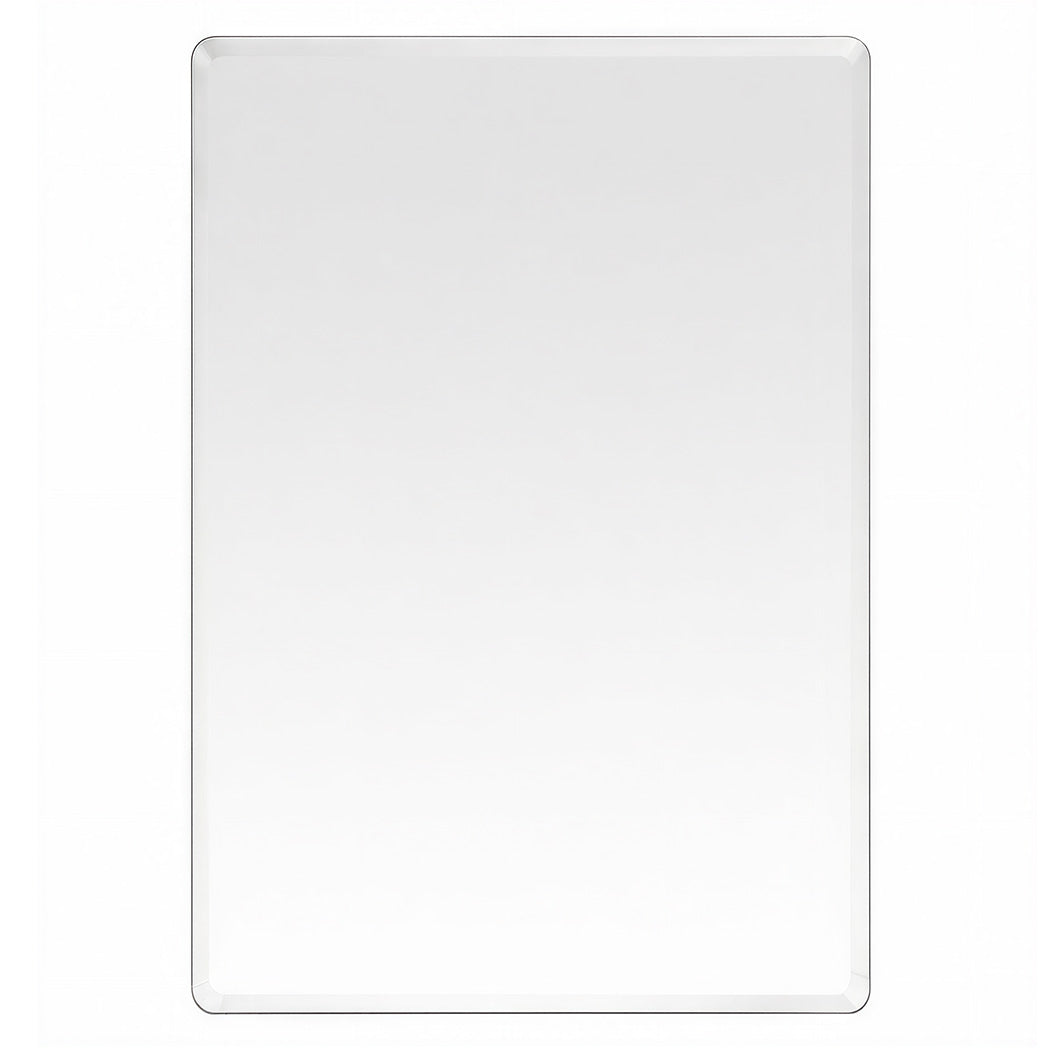 Frameless Wall Mirror Tempered Glass 60x45cm | Simpledeals