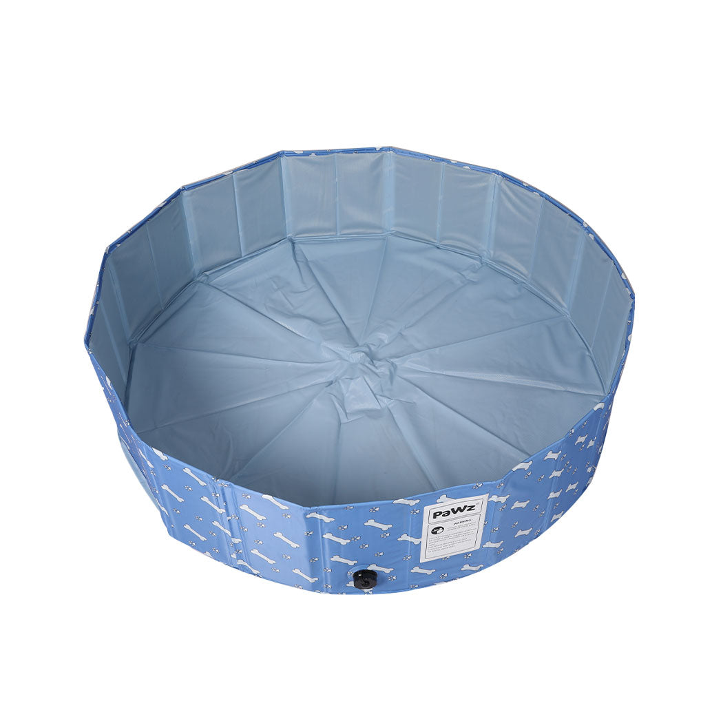 Heavy-duty Pet Swimming Pool Kids Dog Cat Washing Bathtub-Blue