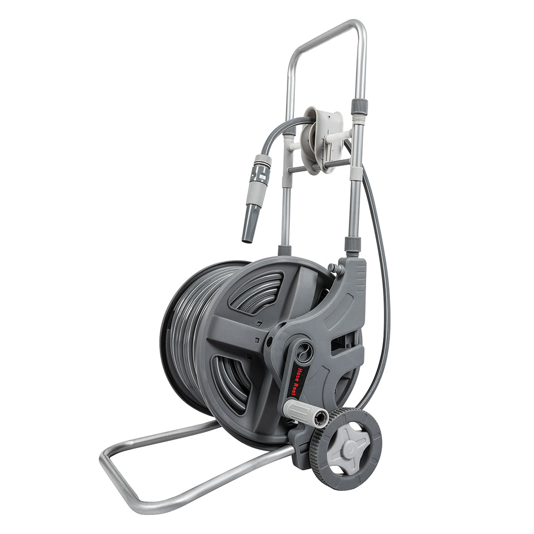 Portable Hose Reel 45M Grey 11x15cm