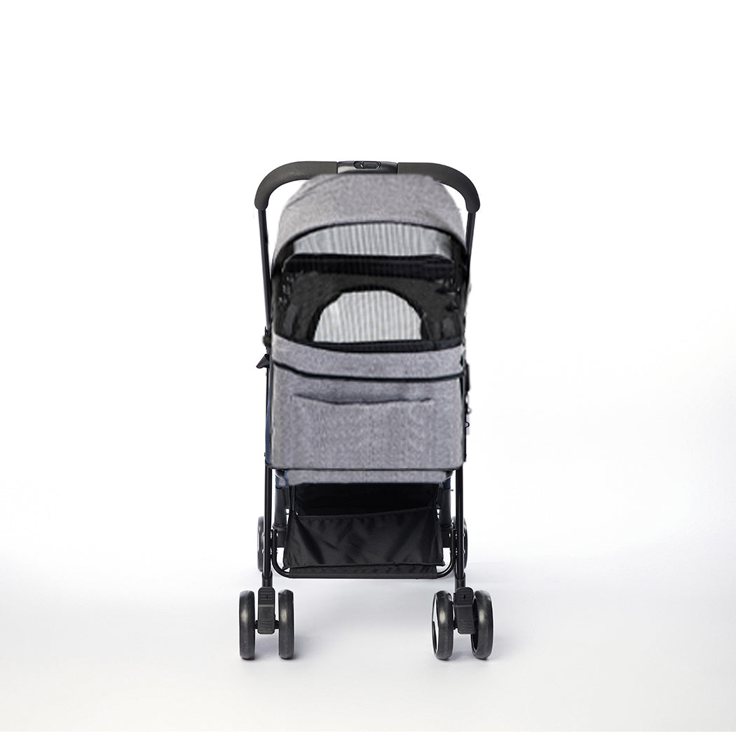 Large Pet Stroller Dog Cat Travel Carrier Pram Foldable Pushchair Outdoor | SC4 id