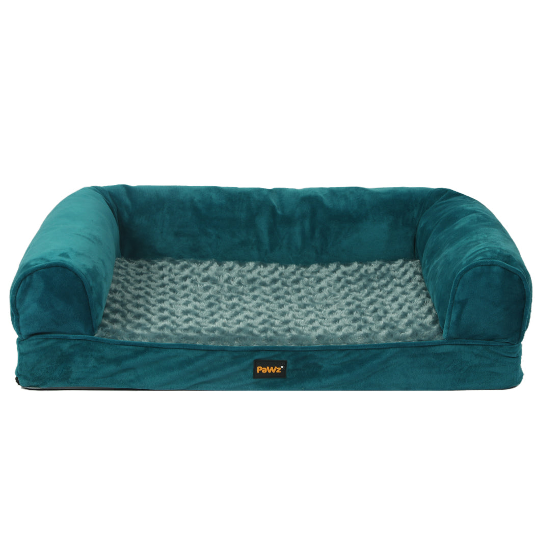XXL Blue Pet Bed Sofa Soft Warm Dog Bedding Extra Large Comfort