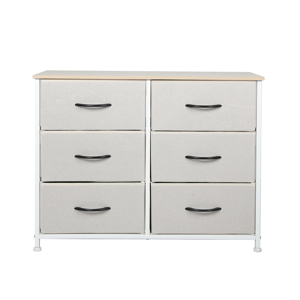 Beige Storage Cabinet Tower 80x30x63cm