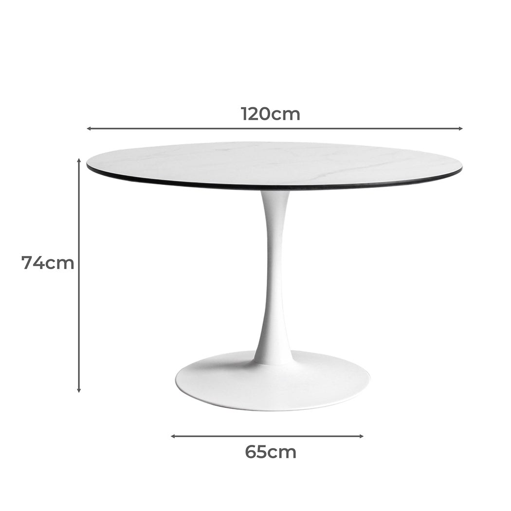 Versatile Dining Table Kitchen 6 Person  Soft Cushion Classic