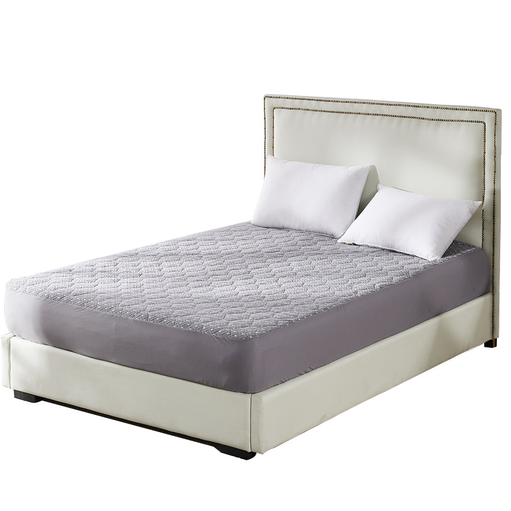 Queen Bamboo Mattress Protector Topper Soft Waterproof Bed Cover