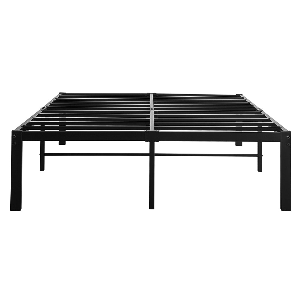 Metal Bed Frame With Heavy Duty Storage Space For Bedroom | Metal finish