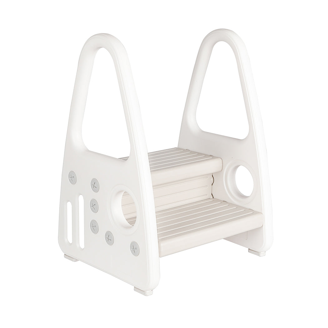 Kids Double Standing Chair - Toddler Step Stool Ladder Tower