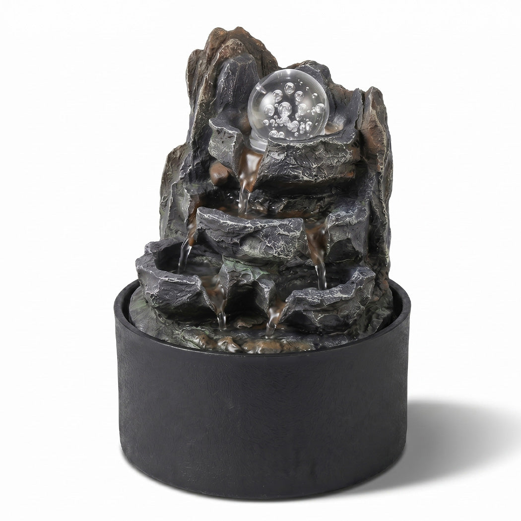 Tabletop Water Fountain Indoor Resin Feature | Simpledeals