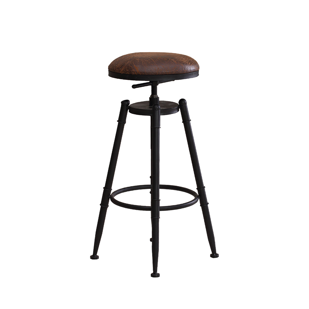 Rustic Stool Stool Barstool - 2x Industrial Bar Stools - Kitchen