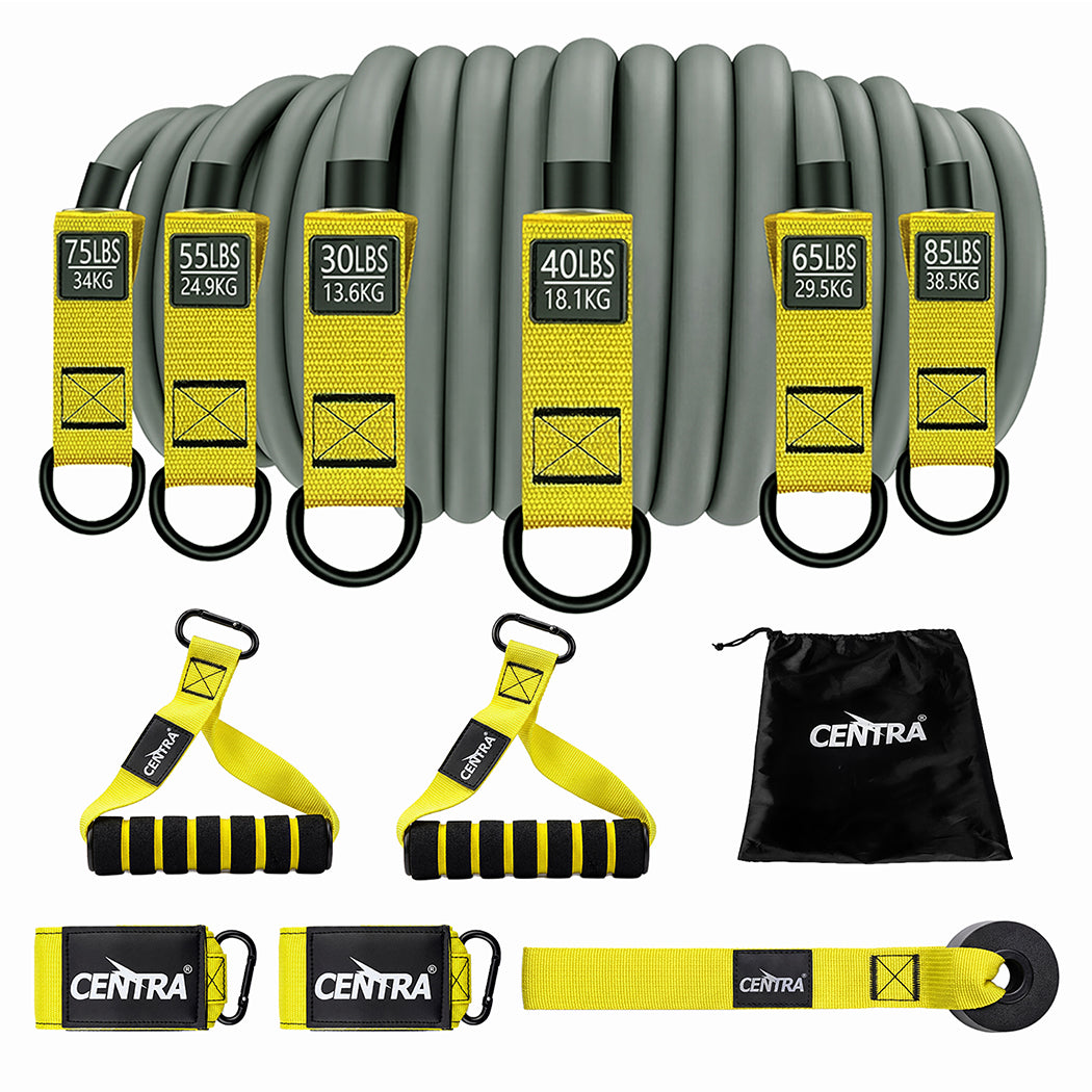 Resistance Bands Set 12Pcs 350LB Workout Kit | Simpledeals