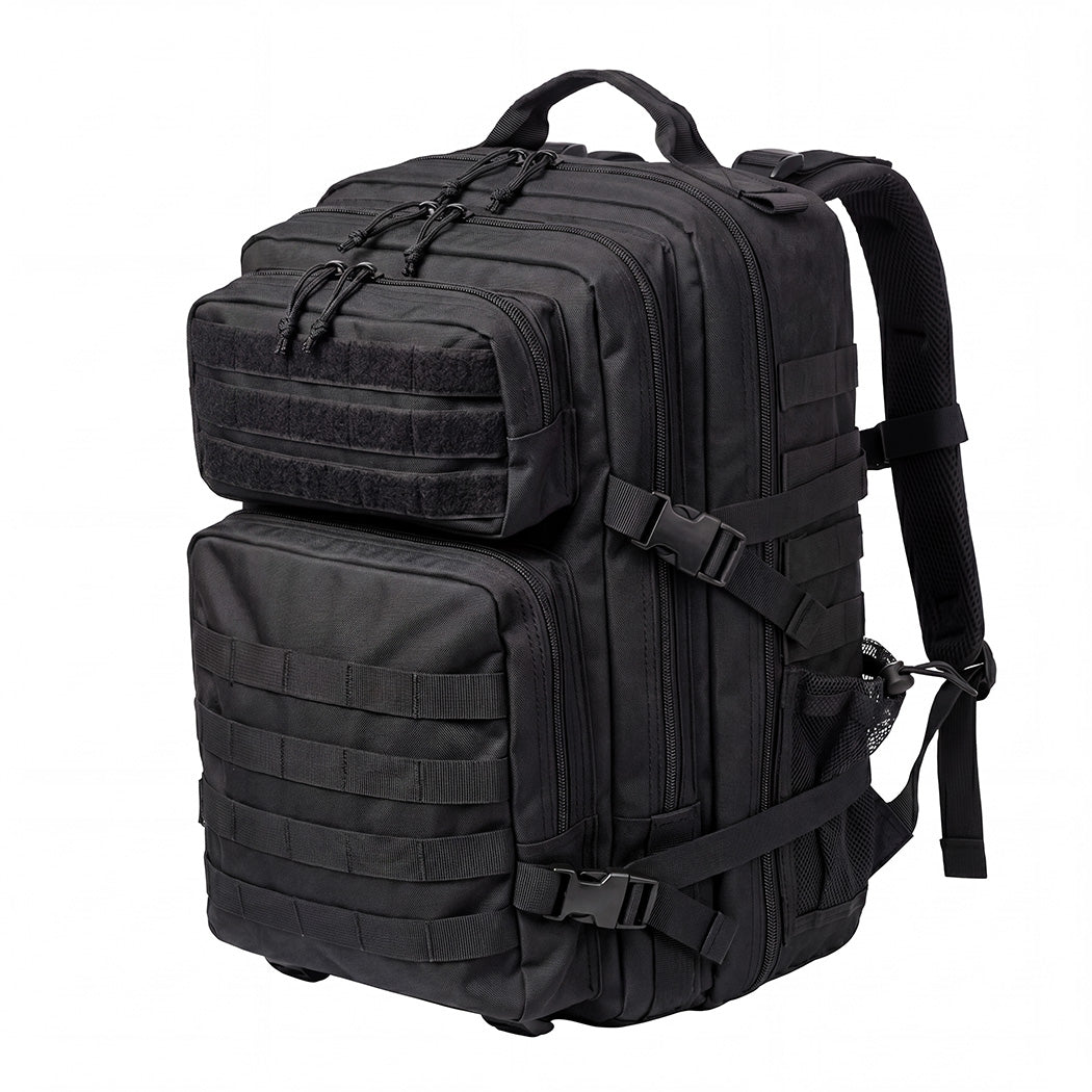 45L Tactical Backpack Hiking Rucksack Black | Simpledeals