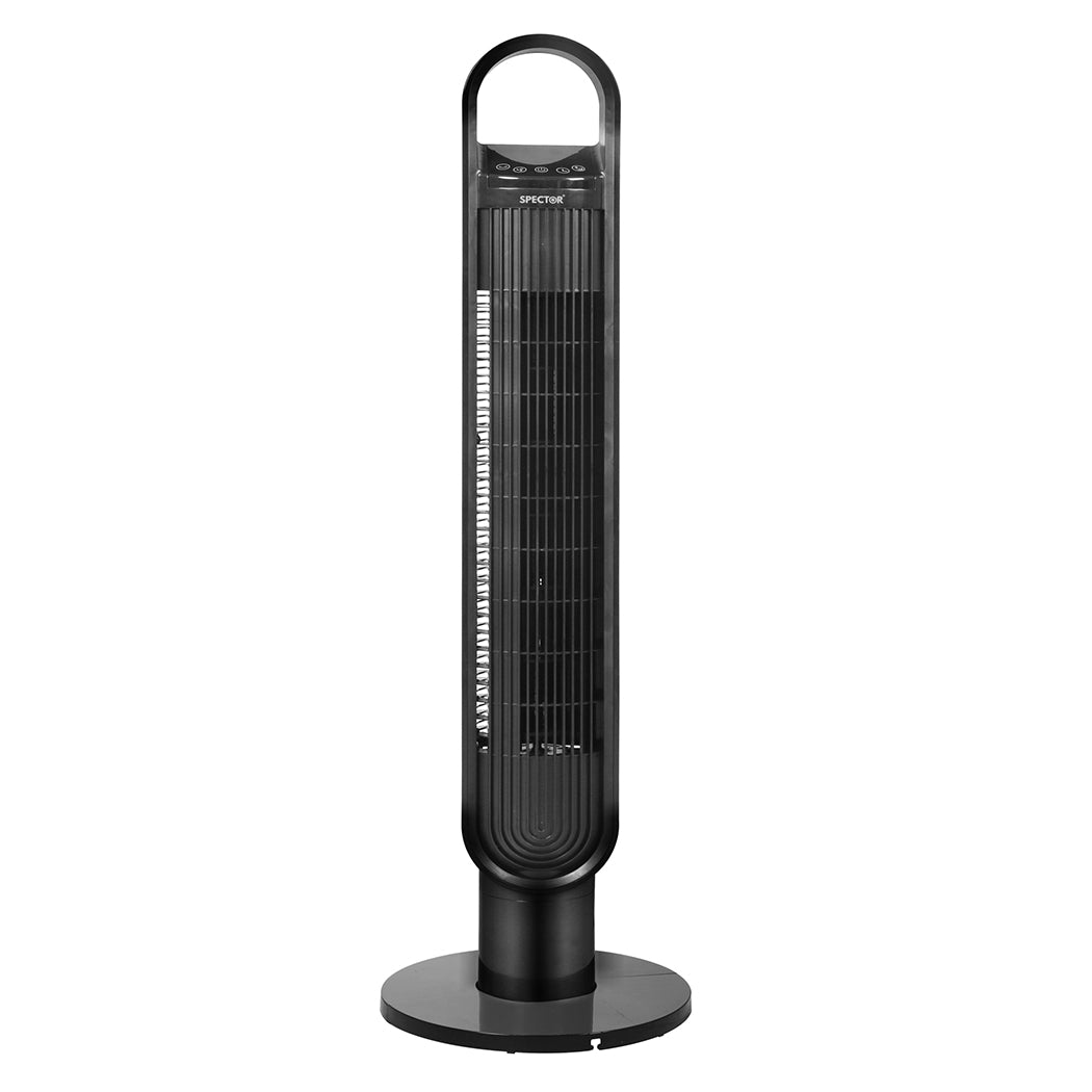 Portable Bladeless Tower Fan Black | Black colour