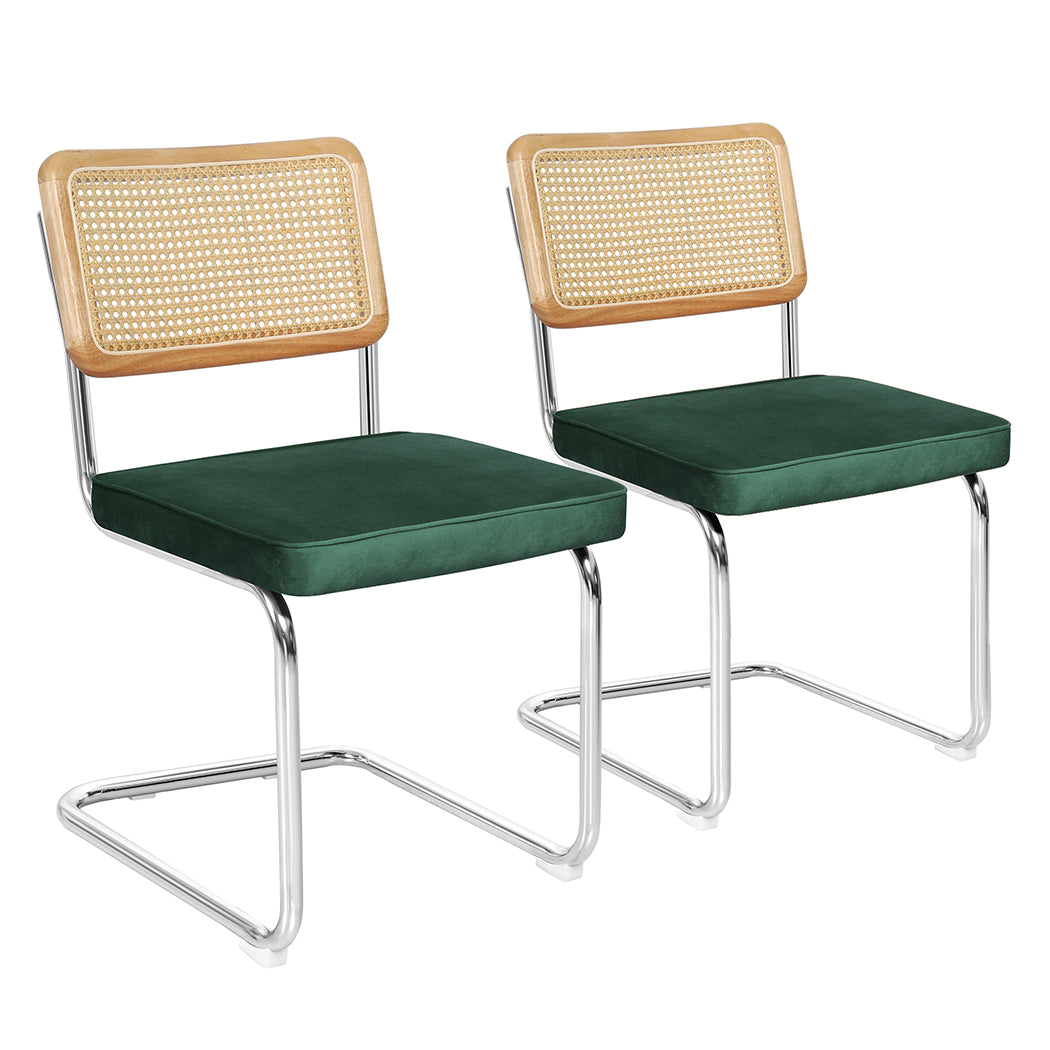 Rattan Dining Chairs Natural 47x53x83cm