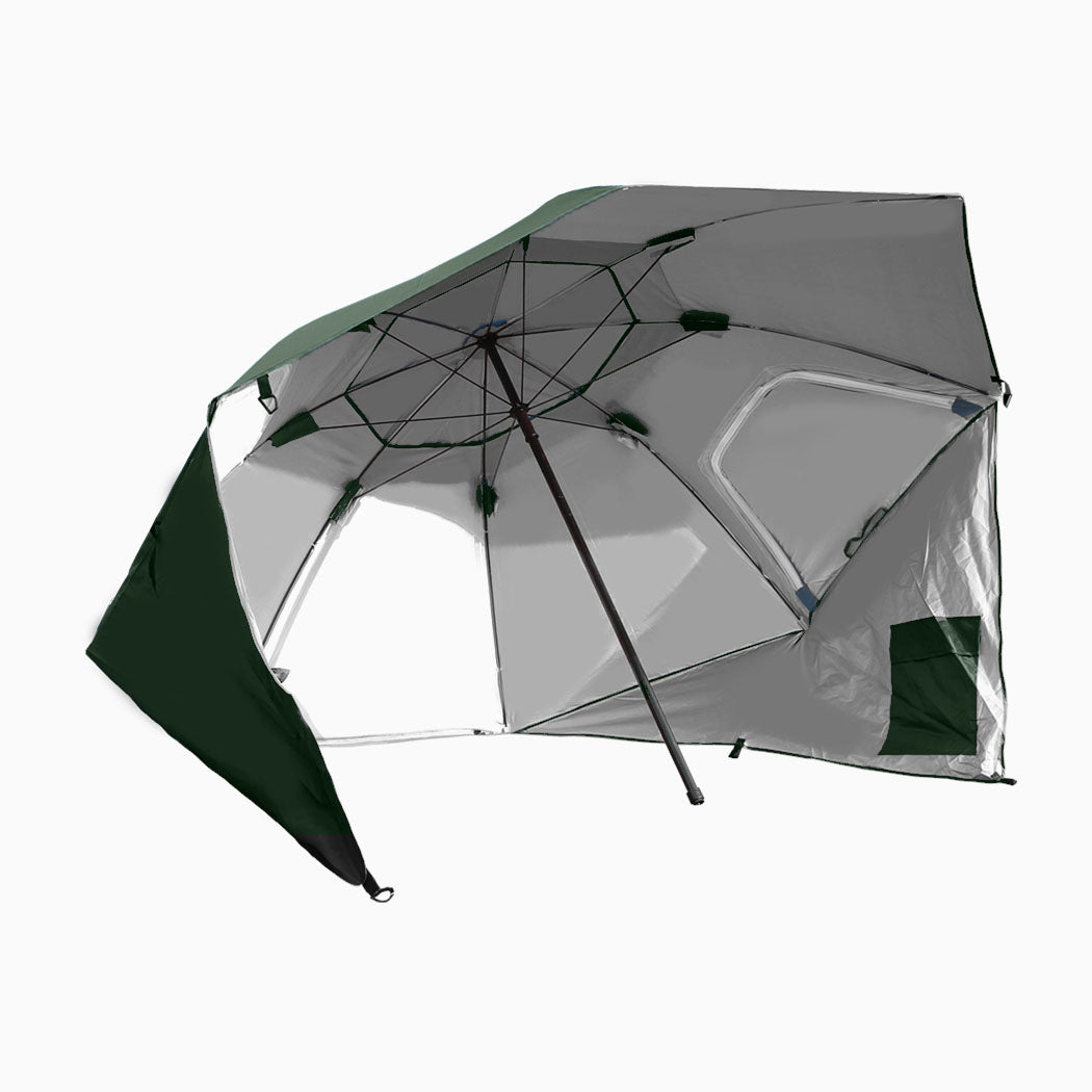 Beach Umbrella Outdoor Umbrellas Green 2.13M | Green colour