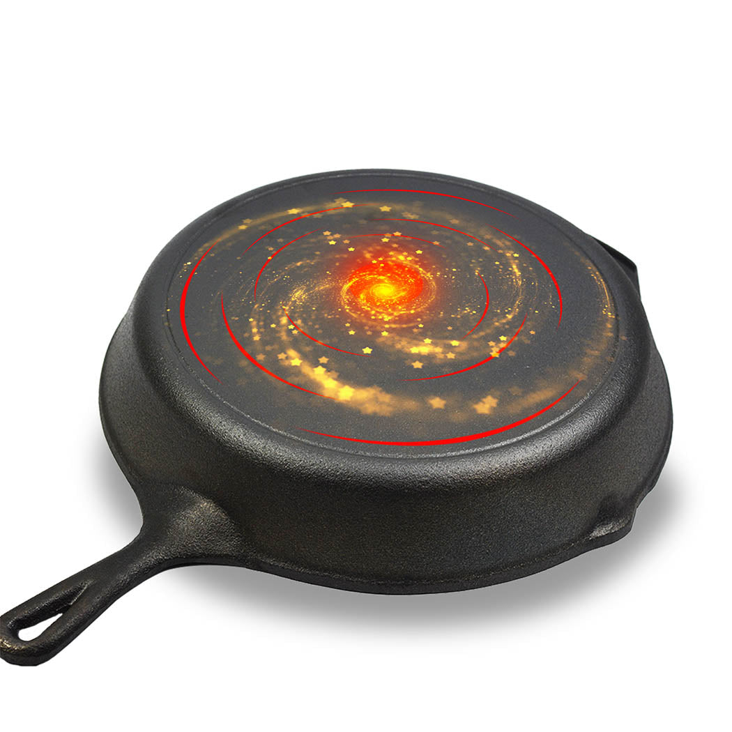 Skillet Fry Inch Pre - Non Stick Frying Pan Cast Iron