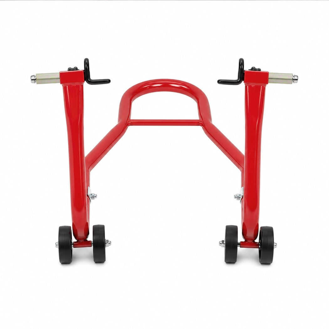 Motorcycle Stand Heavy Duty Red 81x51x37cm