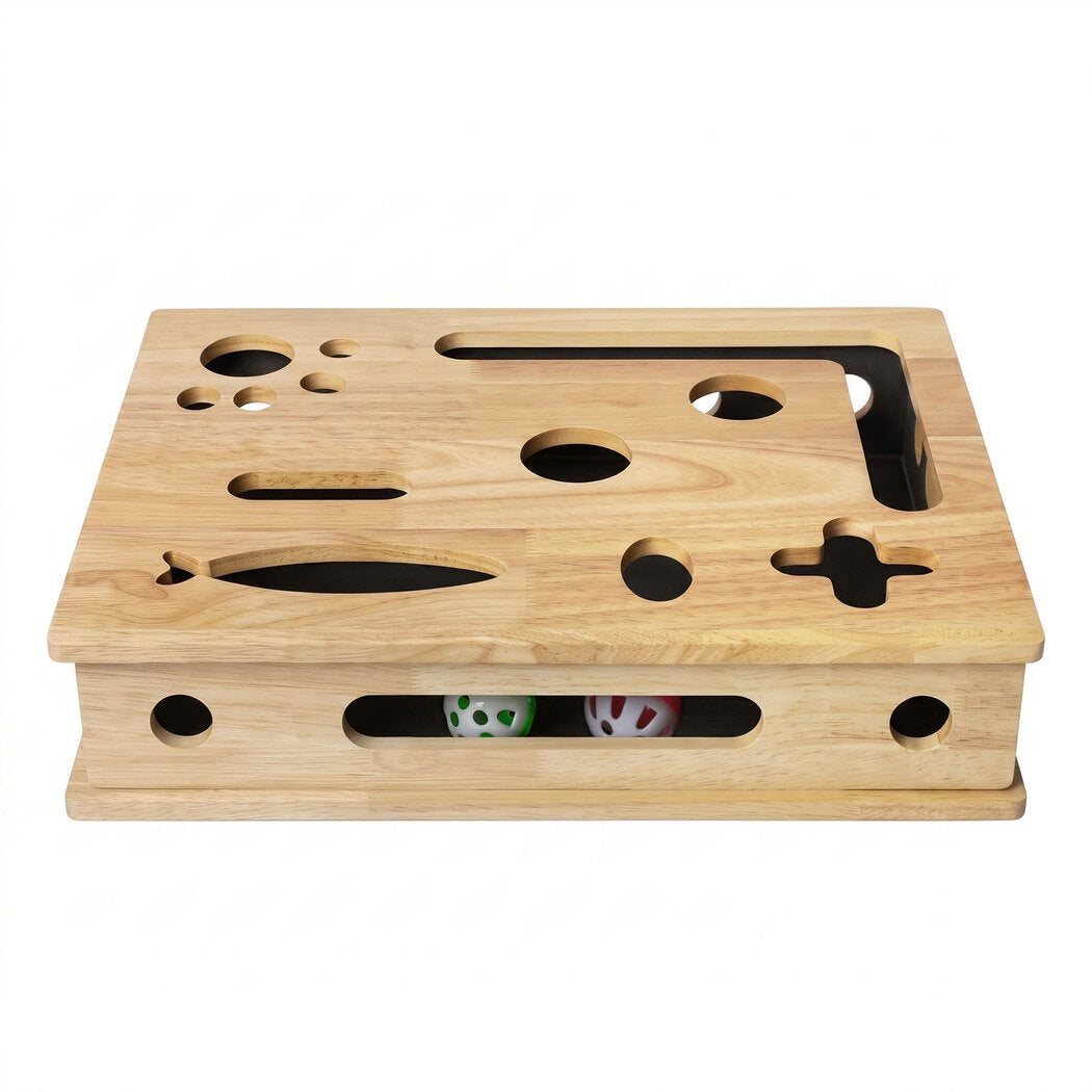 Cat Nail File Scratcher Large Wood 39x30x8cm