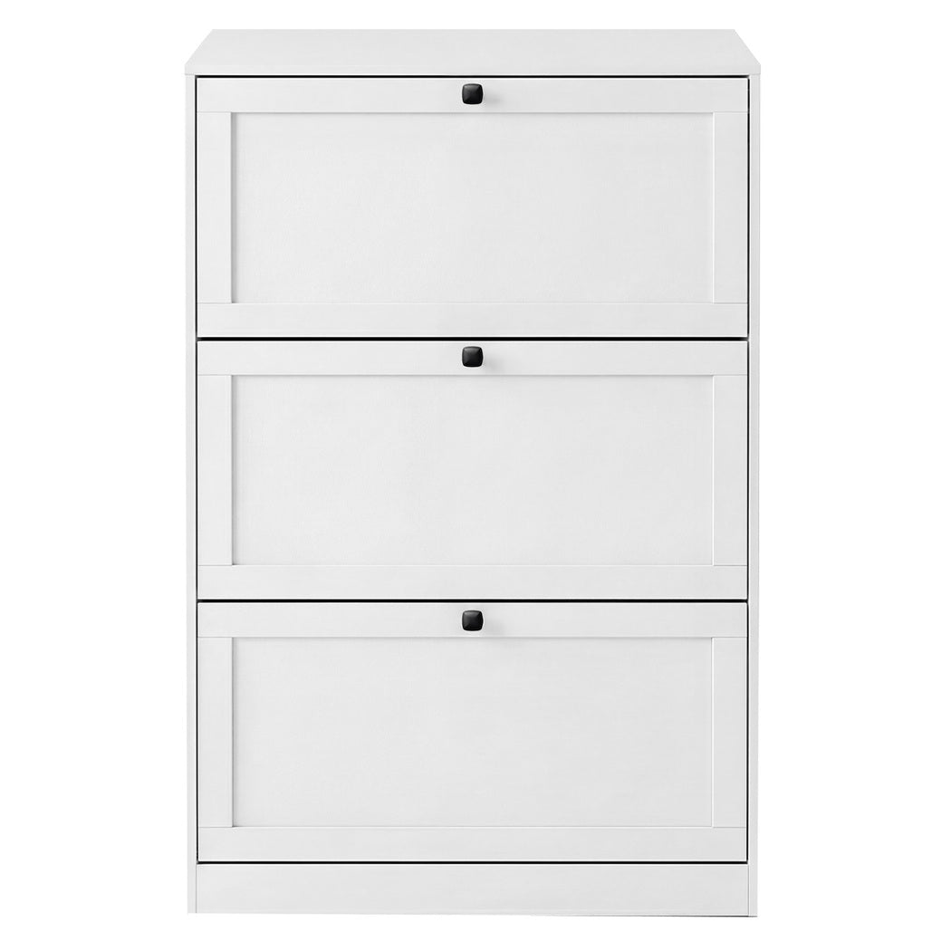 Flip Drawer Shoe Cabinet 3 Drawer Storage Rack | Simpledeals
