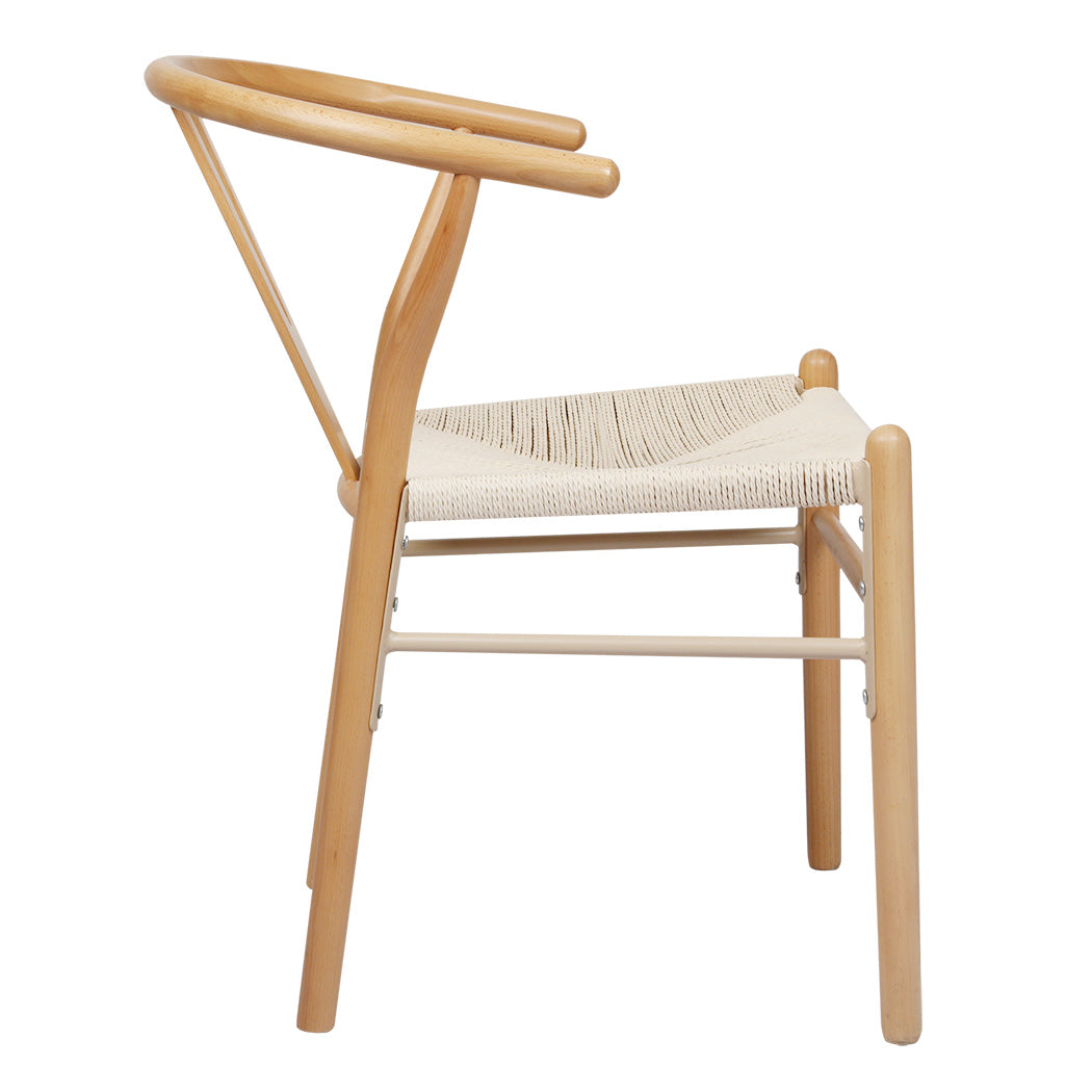 Cozy 6x Dining Chairs Wooden Hans  Adjustable Height Classic