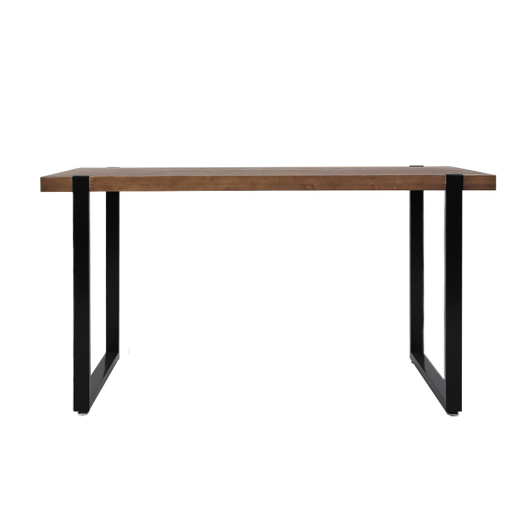 Dining Table Industrial Wooden Metal Kitchen Tables 140cm