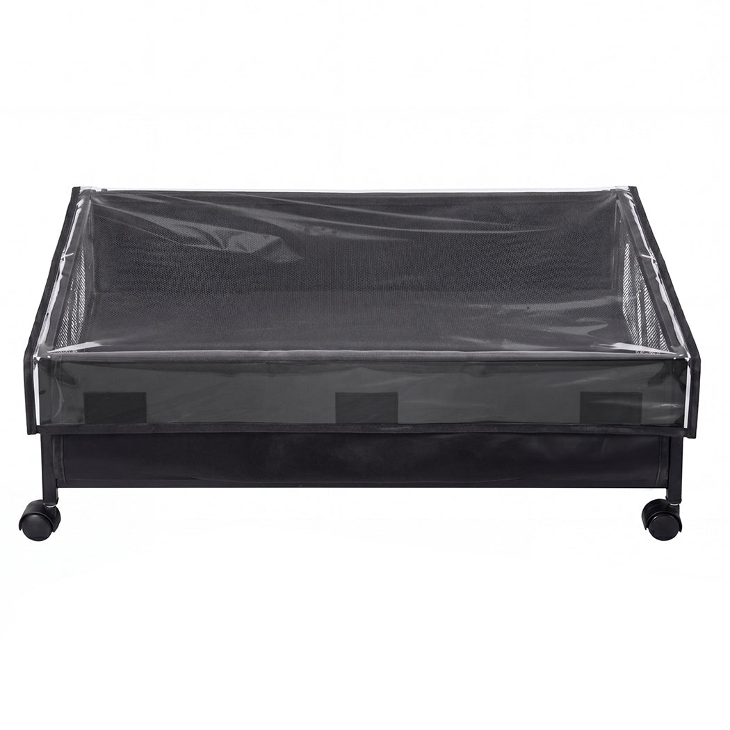 Under Bed Storage Boxes 48L Wheels Dustproof | Simpledeals
