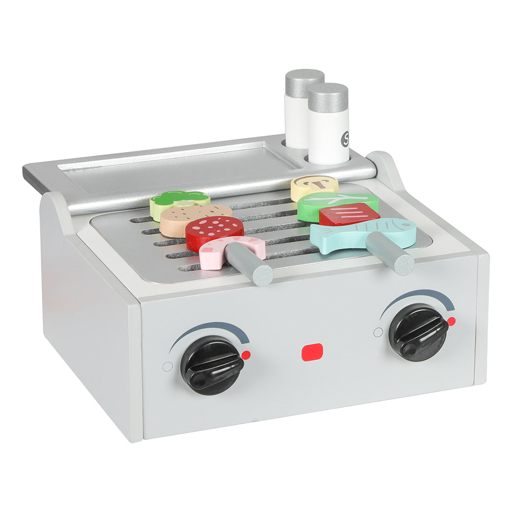 Kids Kitchen Play Set Wooden Toys Children | Wooden finish