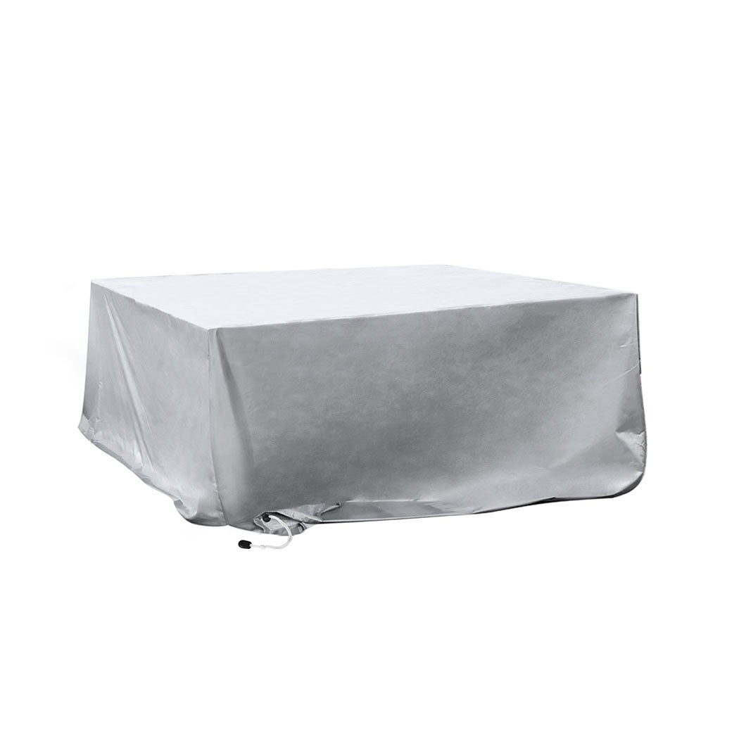 Ergonomic Outdoor Furniture Cover Waterproof Silver 20cm Extension | Silver colour
