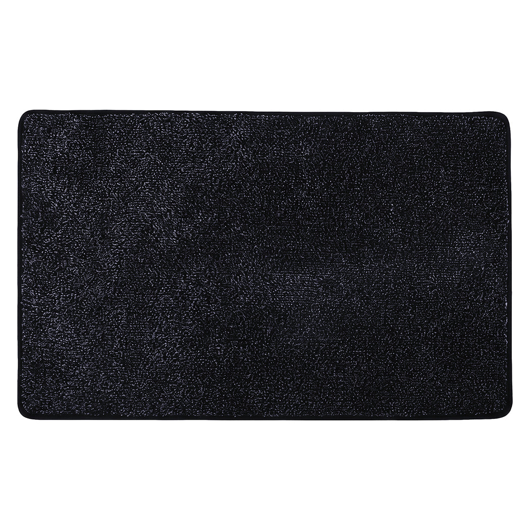 Grey Non Slip Door Mat 80x50cm