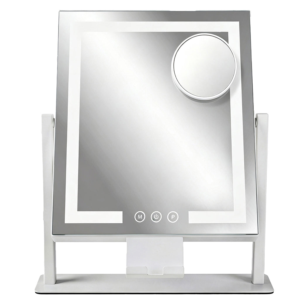 Vanity Mirror With Dimmable Lights 36x30x6.5cm