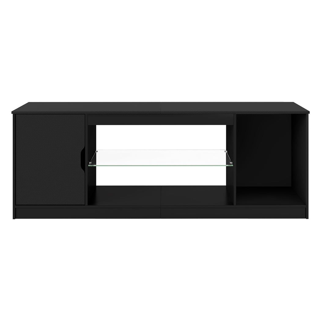 TV Stand Black Storage 145x35x52.5cm