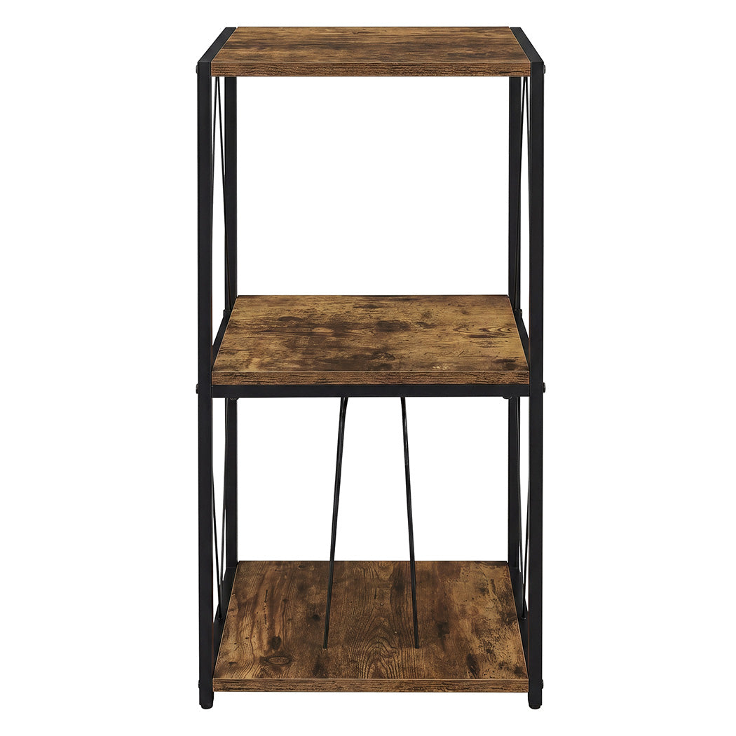 Vinyl Record Stand Black Steel 16x16x0.8cm