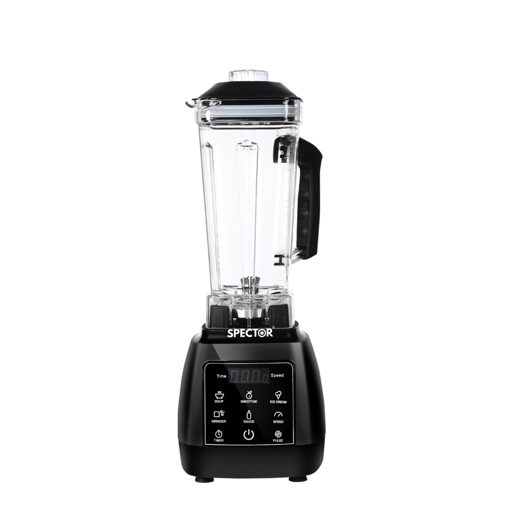 2L Commercial Blender Mixer Black