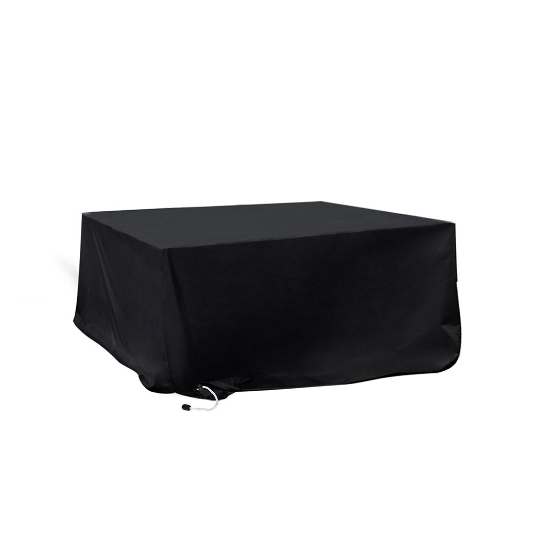 Compact Outdoor Furniture Cover Garden Black 10cm Extension  Premium | Black colour