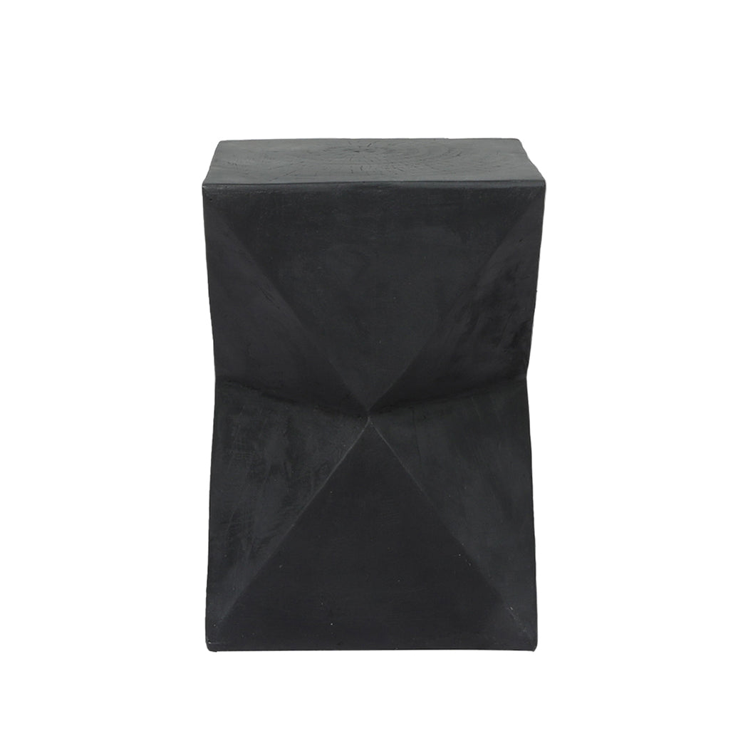Terrazzo Side Table Black 31x31x45cm